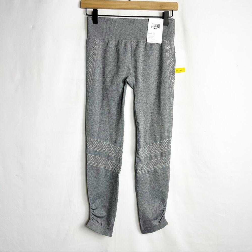 EVERLAST Full Length Smokey Grey Heather Leggings NWT in Medium